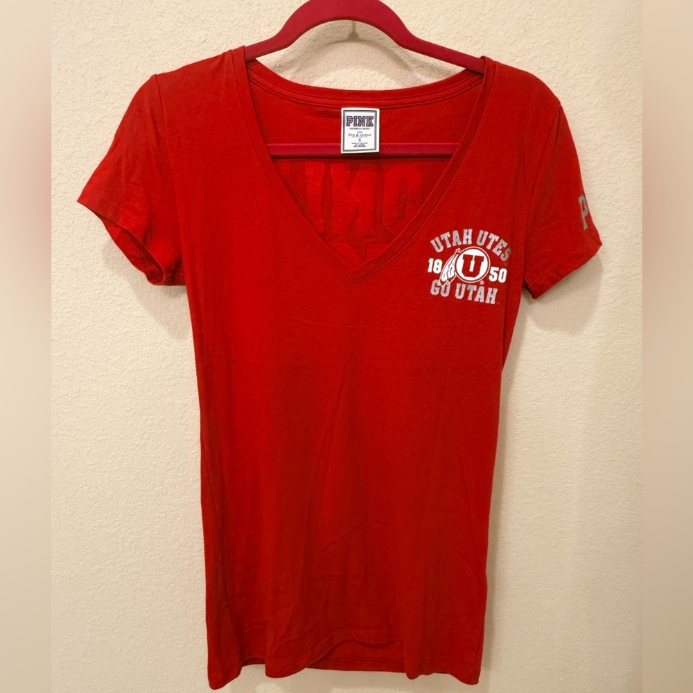 Victoria’s Secret PINK Utah Utes Tee – Women’s Small